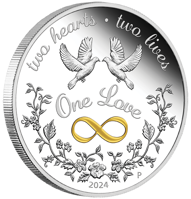 2024 $1 One Love 1oz Silver Proof Coin