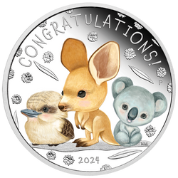 2024 50c Newborn 1/2oz Silver Proof Coin