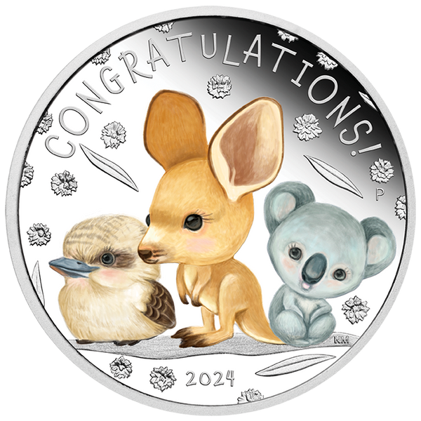 2024 50c Newborn 1/2oz Silver Proof Coin