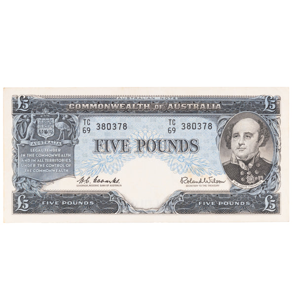 1960 Five Pounds Coombs/Wilson Good Very Fine
