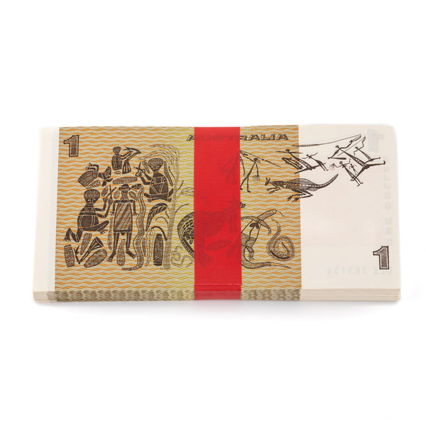 1982 $1 Johnston/Stone Bundle of 100 Notes aUNC-UNC
