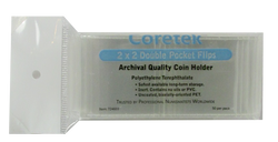 Coretek 2" x 2" Museum Quality Coin Flips - 50 pack