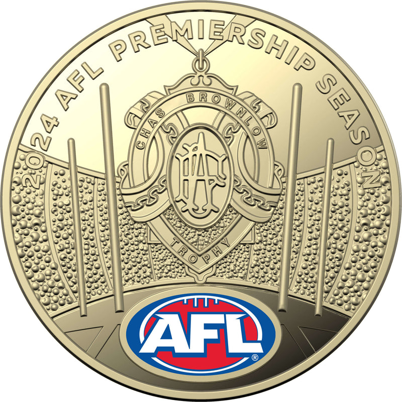 2024 $1 AFL Coloured Two-Coin Proof Set