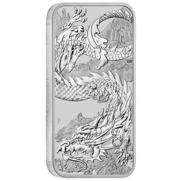 2023 $1 Dragon Rectangle 1oz Silver Bullion Coin