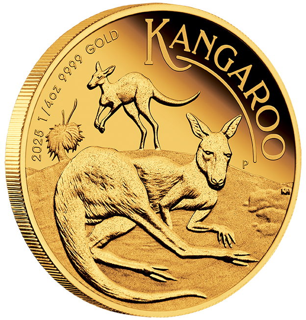 2025 $25 Kangaroo 1/4oz Gold Proof Coin