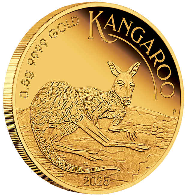 2025 $2 Mini Roo 0.5g Gold Proof Coin