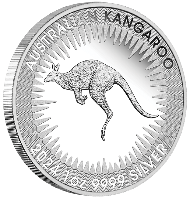 2024 $1 Kangaroo King Charles First Issue 1oz Silver Proof Coin