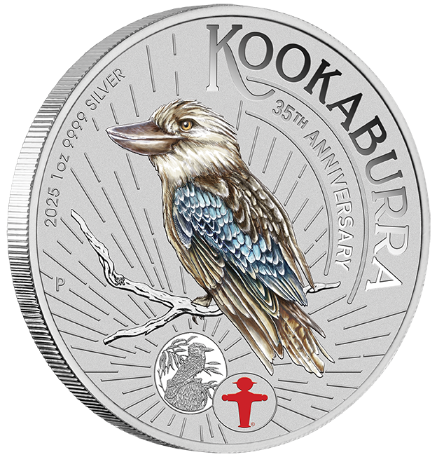 2025 $1 Berlin WMF Kookaburra 1oz Silver Coin with Ampelmann Privy