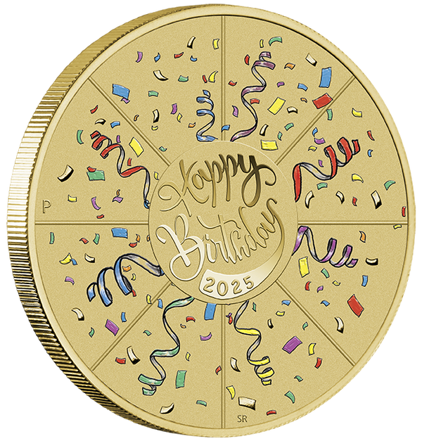 2025 $1 Happy Birthday Coin & Stamp Cover