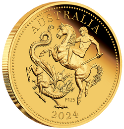 2024 125th Anniversary of the Perth Mint Gold Proof Quarter Sovereign