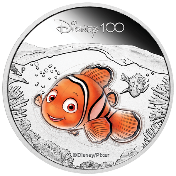 2023 Tuvalu 50c Nemo Coloured 1/2oz Silver Proof Coin