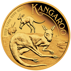 2025 $25 Kangaroo 1/4oz Gold Proof Coin