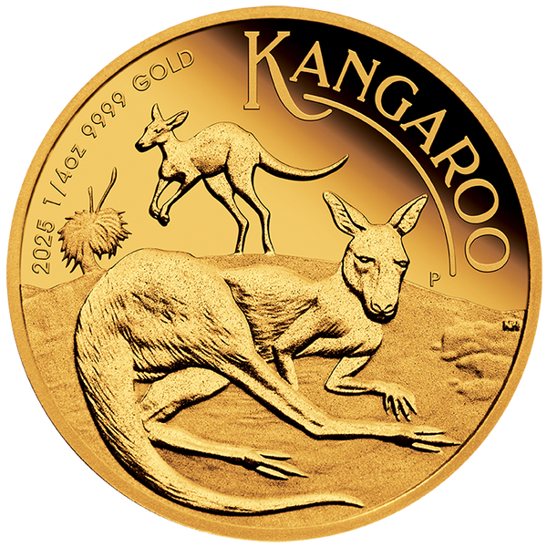 2025 $25 Kangaroo 1/4oz Gold Proof Coin