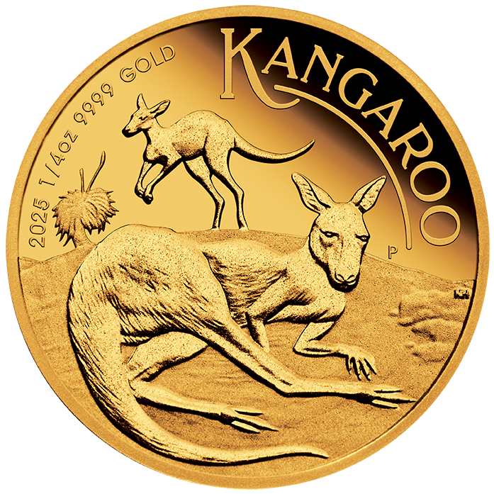 2025 $25 Kangaroo 1/4oz Gold Proof Coin