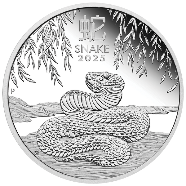 2025 $1 Year of the Snake 1/2oz Silver Proof Coin