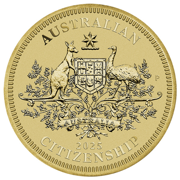 2025 $1 Australian Citizenship Coin In Card