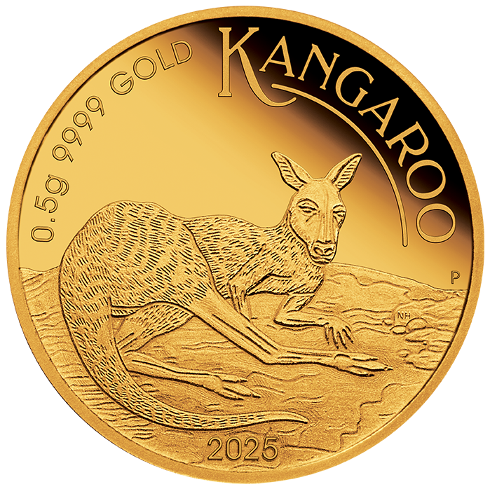 2025 $2 Mini Roo 0.5g Gold Proof Coin