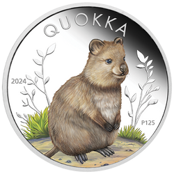 2024 $1 Australian Quokka 1oz Silver Proof Coin