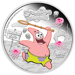 2025 Tuvalu $1 Spongebob - Patrick 1oz Silver Coin