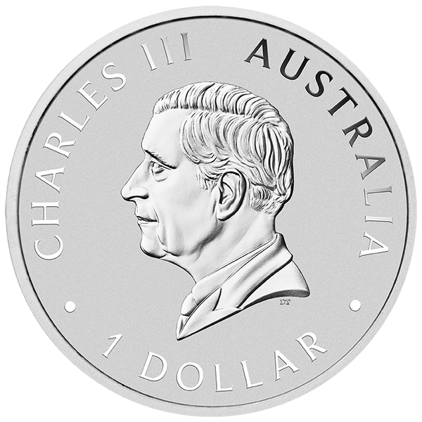 2025 $1 Australian Emu 1oz Silver Coloured Coin