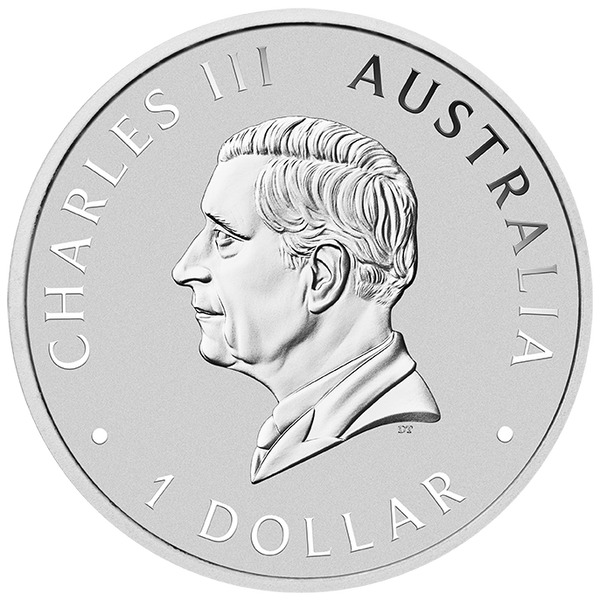 2025 $1 Berlin WMF Kookaburra 1oz Silver Coin with Ampelmann Privy