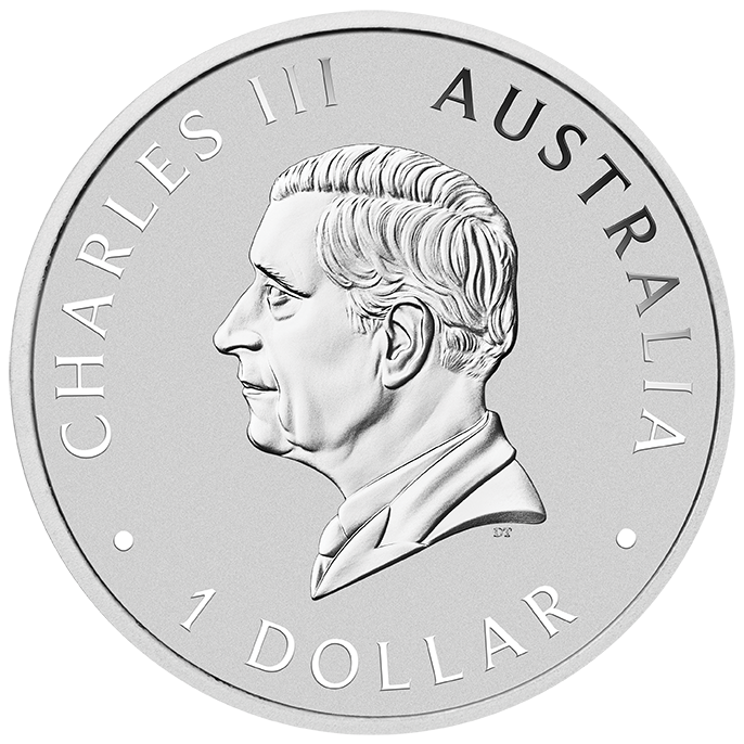 2025 $1 Berlin WMF Kookaburra 1oz Silver Coin with Ampelmann Privy