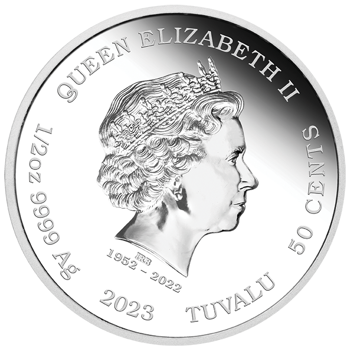 2023 Tuvalu 50c Disney 100th Anniversary Coloured 1/2oz Silver Proof Coin