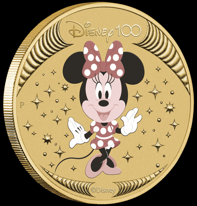 2023 Tuvalu $1 Minnie Mouse Coin & Stamp Cover