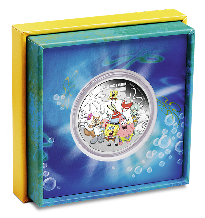 2024 Tuvalu $1 SpongeBob & Friends 1oz Silver Proof Coin