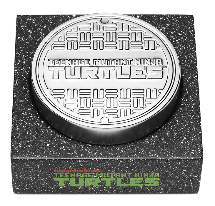 2024 Tuvalu $2 Teenage Mutant Ninja Turtles 40th Anniversary 2oz Silver Antiqued Coin