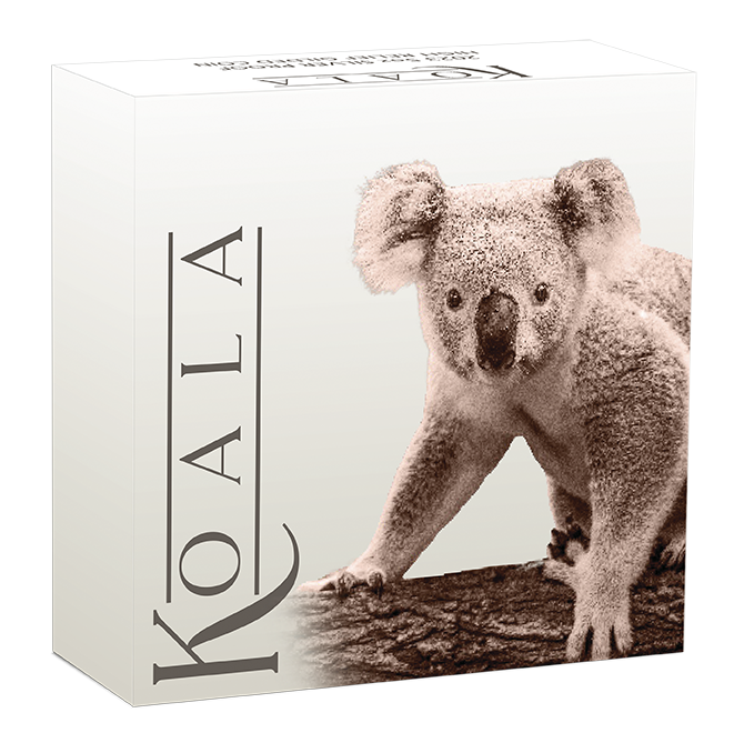 2024 $8 Koala 5oz Silver Rose Gold-Gilded High Relief Proof Coin