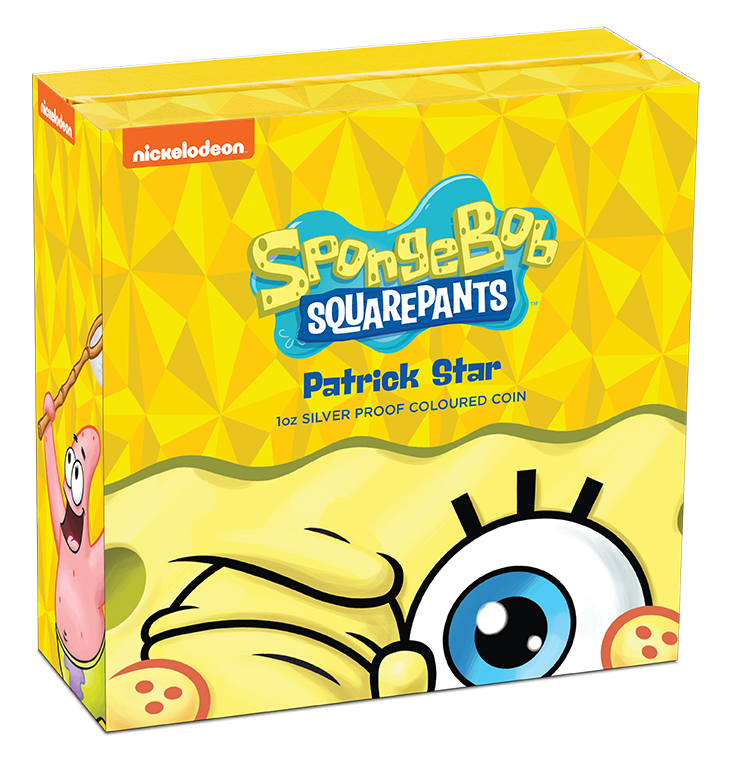 2025 Tuvalu $1 Spongebob - Patrick 1oz Silver Coin