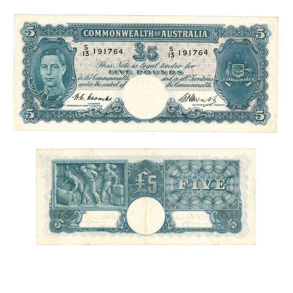1949 £5 Coombs/Watt Very Fine
