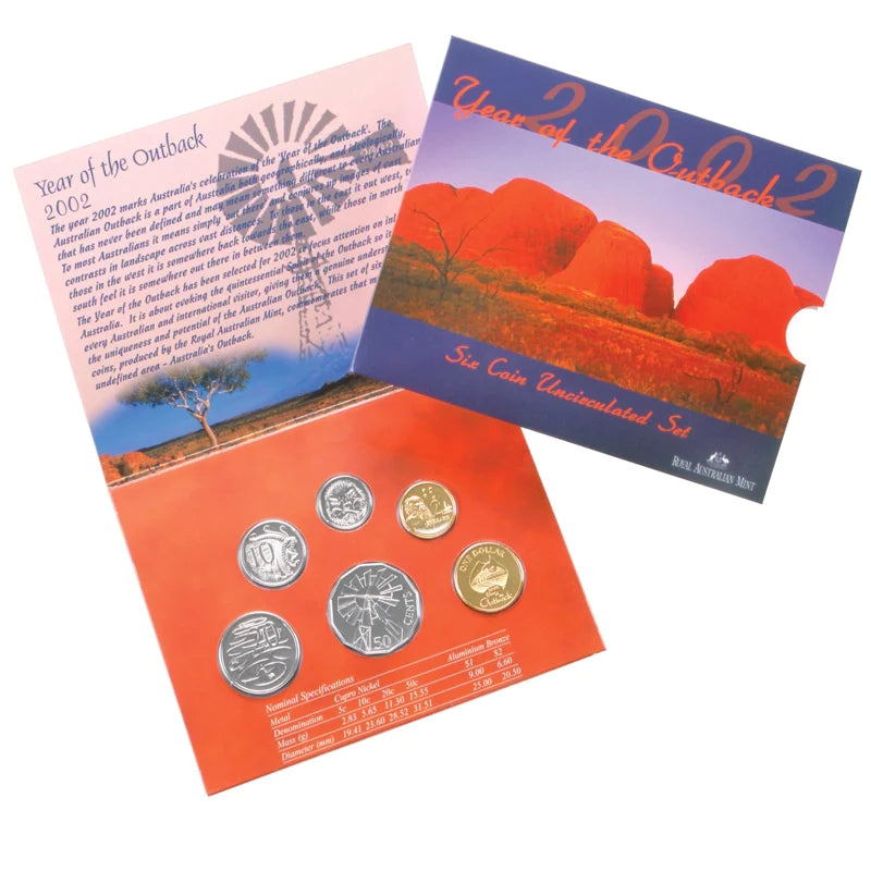 2002 6-Coin Uncirculated Mint Set