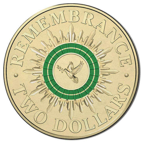 2014 $2 Remembrance Green Dove PNC