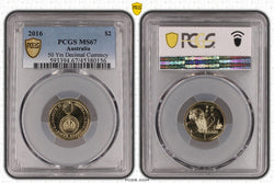 2016 $2 50 Years Decimal Currency Changeover PCGS - MS67