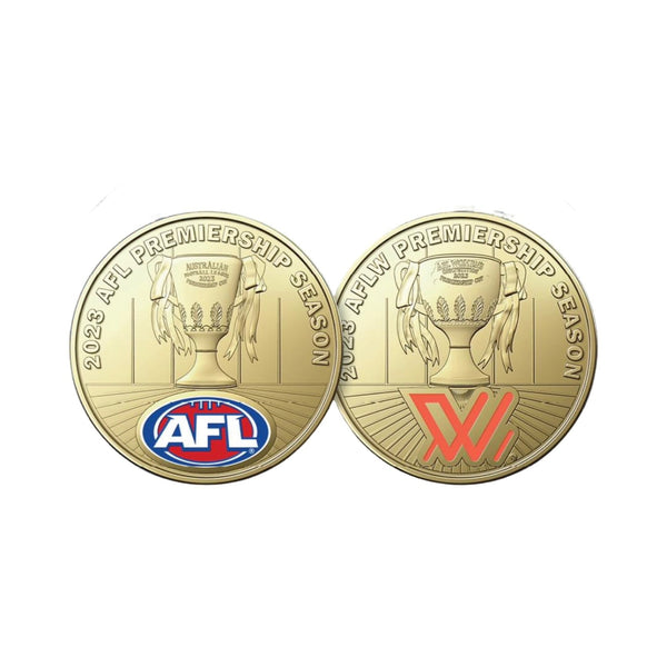 2023 $1 AFL & AFLW Coloured Uncirculated Pair