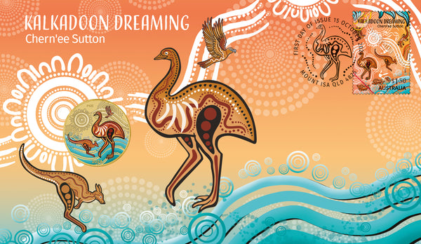 2024 $1 Kalkadoon Dreaming Coin & Stamp Cover