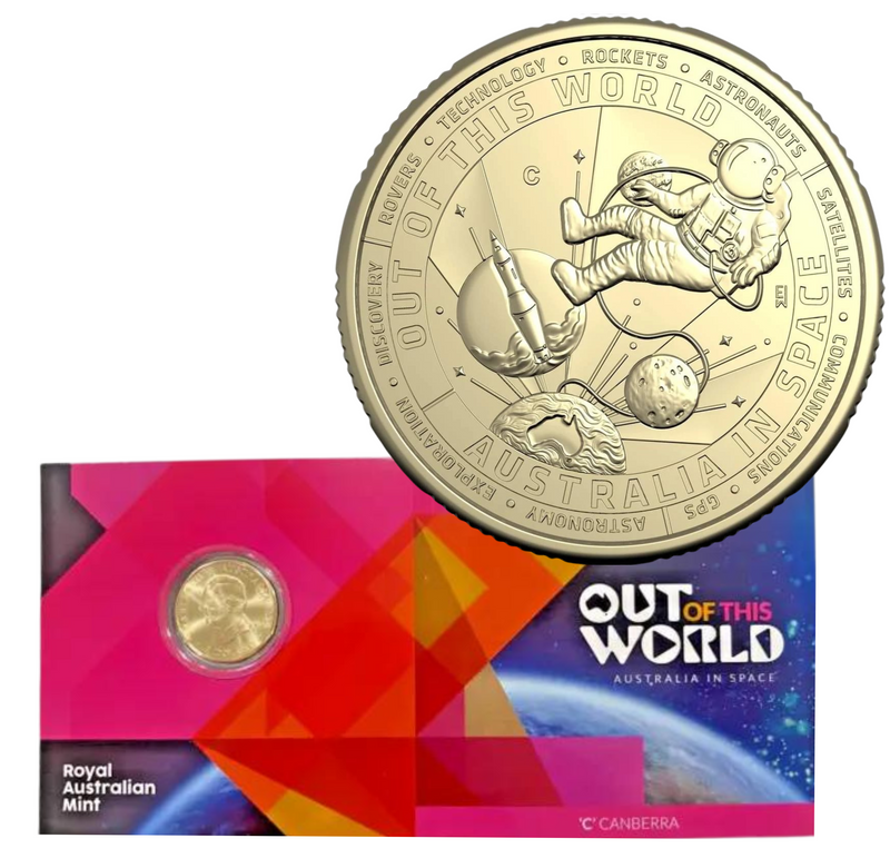 2024 $1 Australia In Space 'C' Mintmark Coin