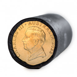2023 $1 King Charles III Cotton & Co Coin Roll - Heads/Tails