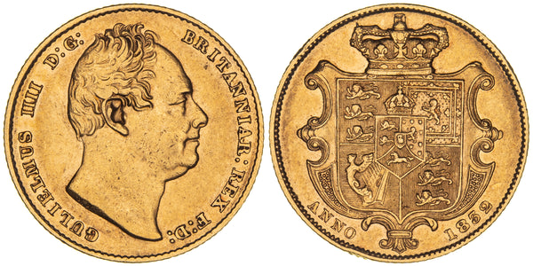 1832 Great Britain William IV Sovereign Very Fine