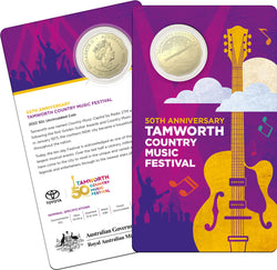2022 50c Tamworth Country Music Festival AlBr Coin