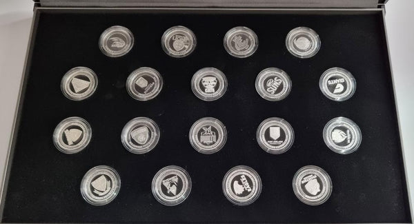 2023 $1 AFL Silver Proof 18-Coin Set