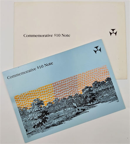 1988 $10 Bicentenary Commemorative Note in Folder