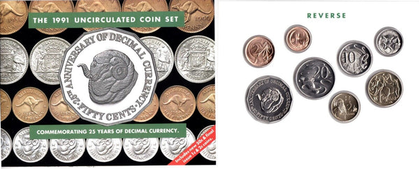 1991 8-Coin Uncirculated Mint Set