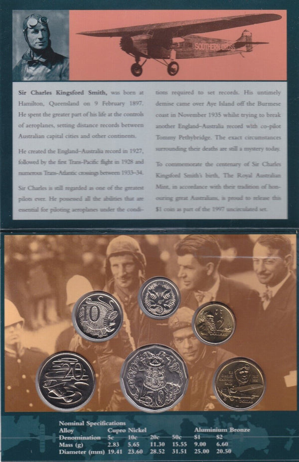 1997 6-Coin Uncirculated Mint Set