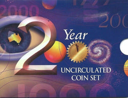 2000 Millennium 6-Coin Uncirculated Mint Set