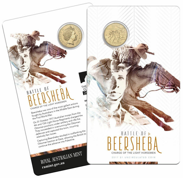 2017 $1 Battle of Beersheba Uncirculated Coin