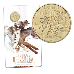2017 $1 Battle of Beersheba Uncirculated Coin
