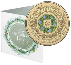 2017 $2 Remembrance Rosemary 'C' Mintmark Coin